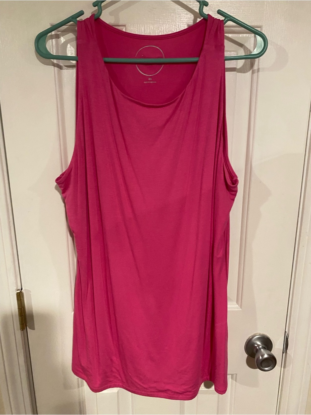 INC International Concepts Bright Pink Scoop Neck Tank